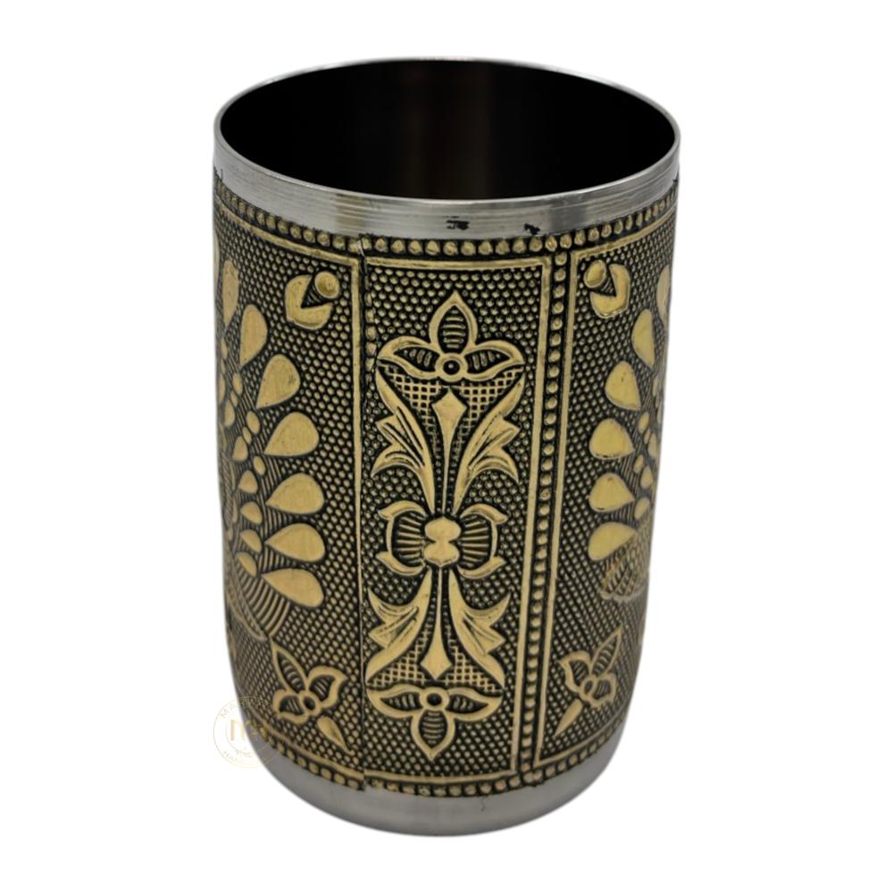 Meenakari Drinking Water Glass for return gift