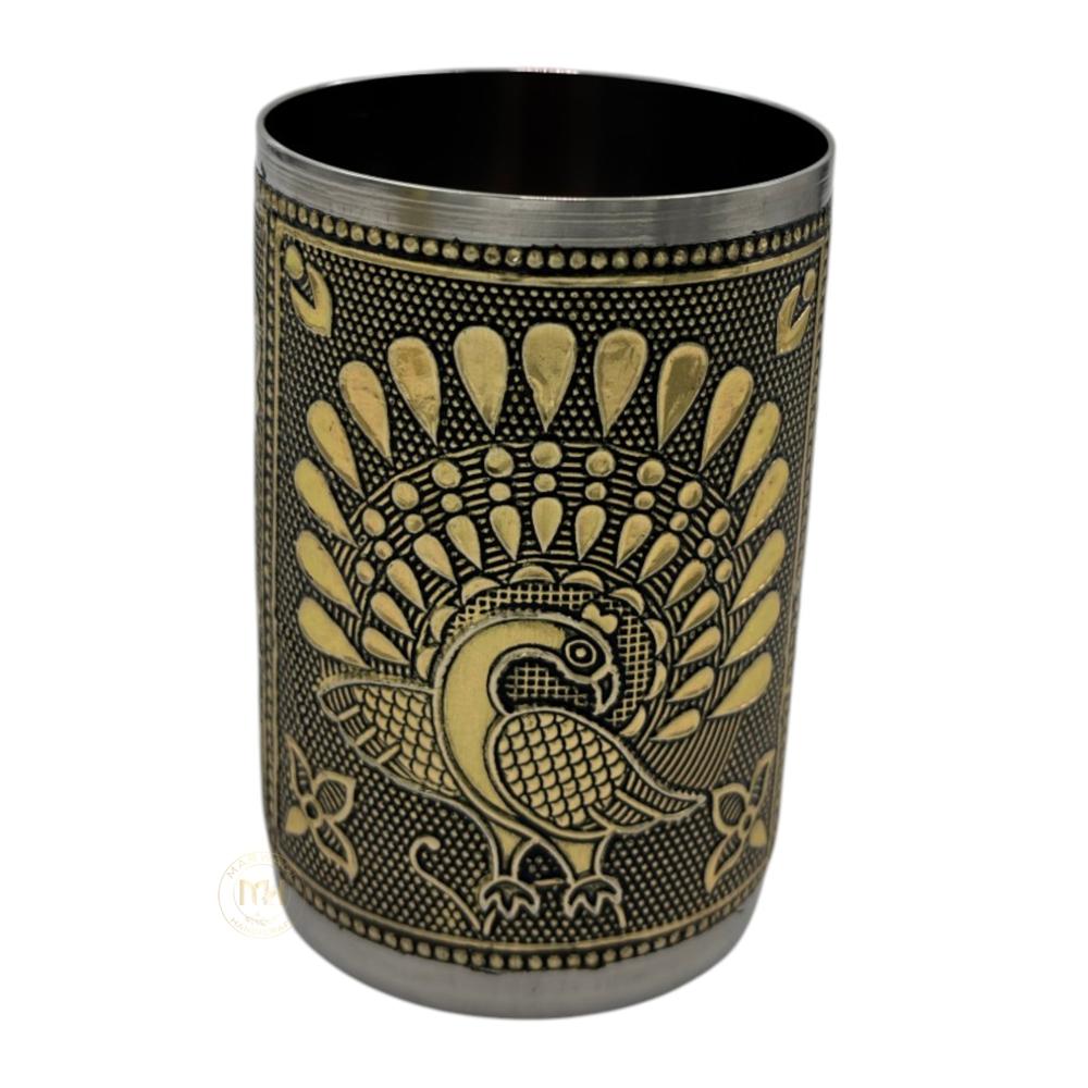Meenakari Drinking Water Glass for return gift