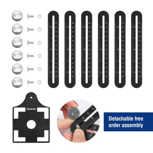 Multi-Angle Hole Maker Marking Gauge - Color: Black
