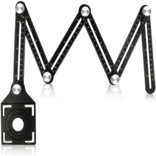 Multi-angle Hole Maker Marking Gauge - Color: Black