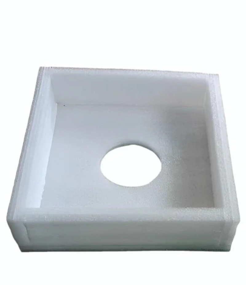 Rectangle Epe Foam Packaging Box - Color: White
