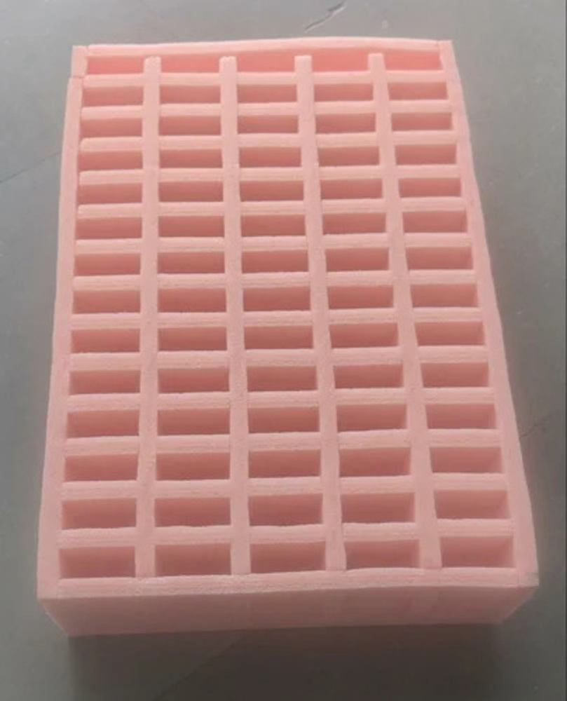 Peach Epe Foam Packaging Box - Pattern: Plain