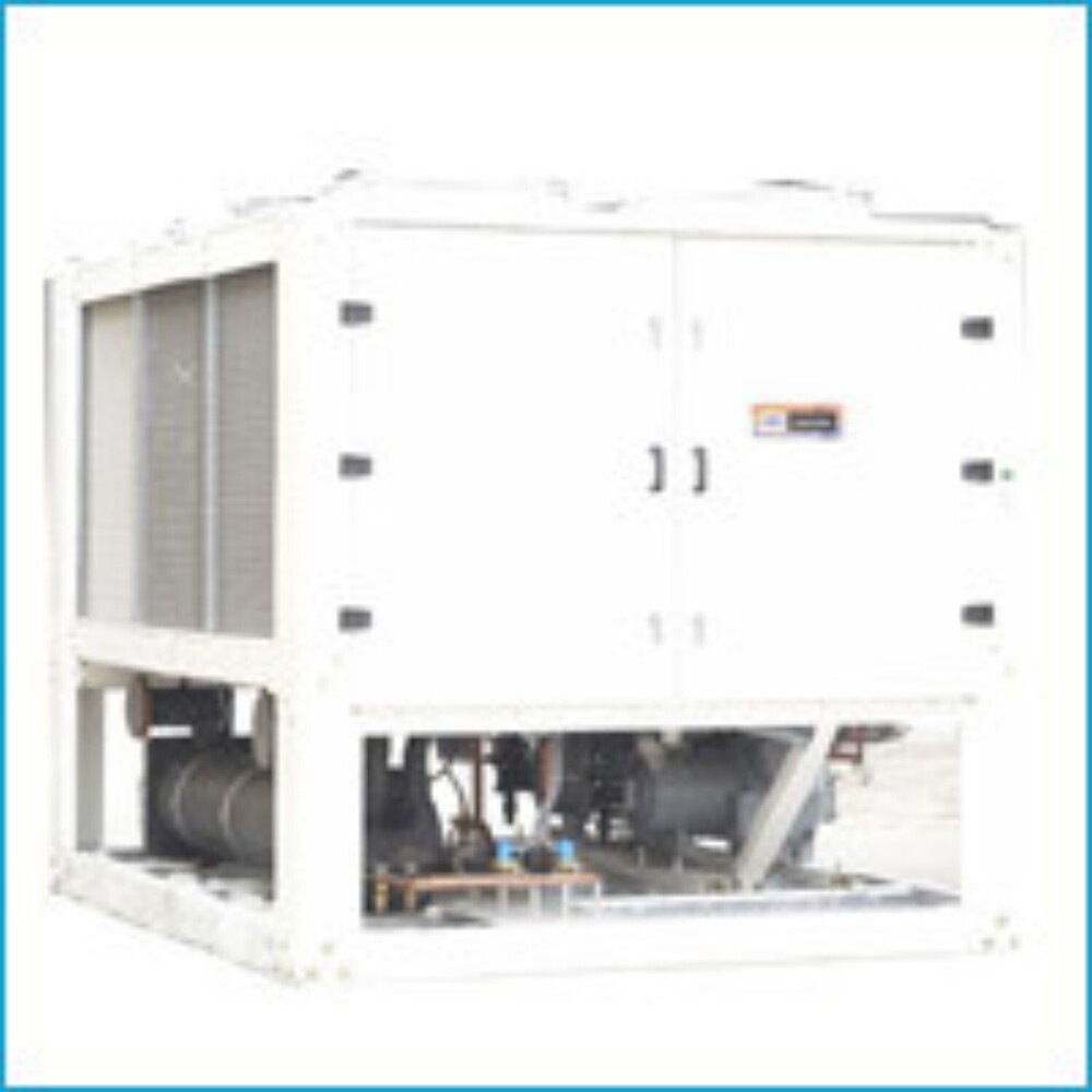Air Cooled Reciprocating Condensing Unit - 230 Vac, White Color | Zero Defect Electrical Parts, Remote Operated, Abrasion Resistant Finish, Glitch Free Performance