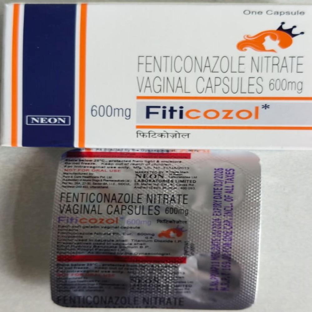 Fiticozol 600Mg Capsule - Life Span: 24 Months