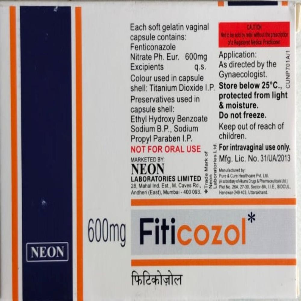 fiticozol 600mg Capsule