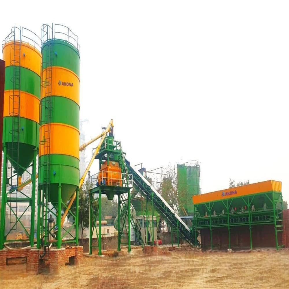 Fully Automatic Concrete Batching Plant - Conveyor Capacity: 120 Tons/hour Ton