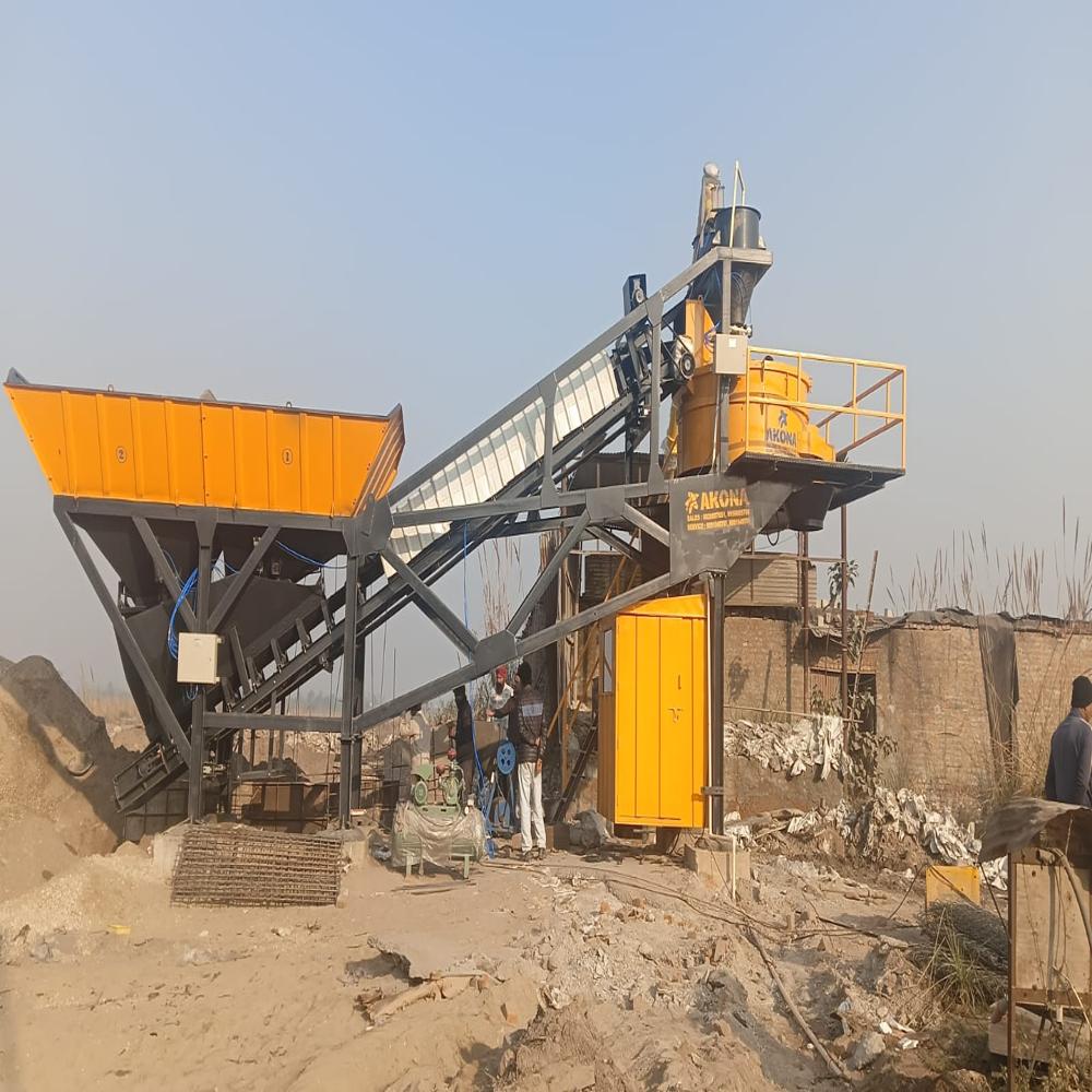 Mobile Concrete Batching Plant