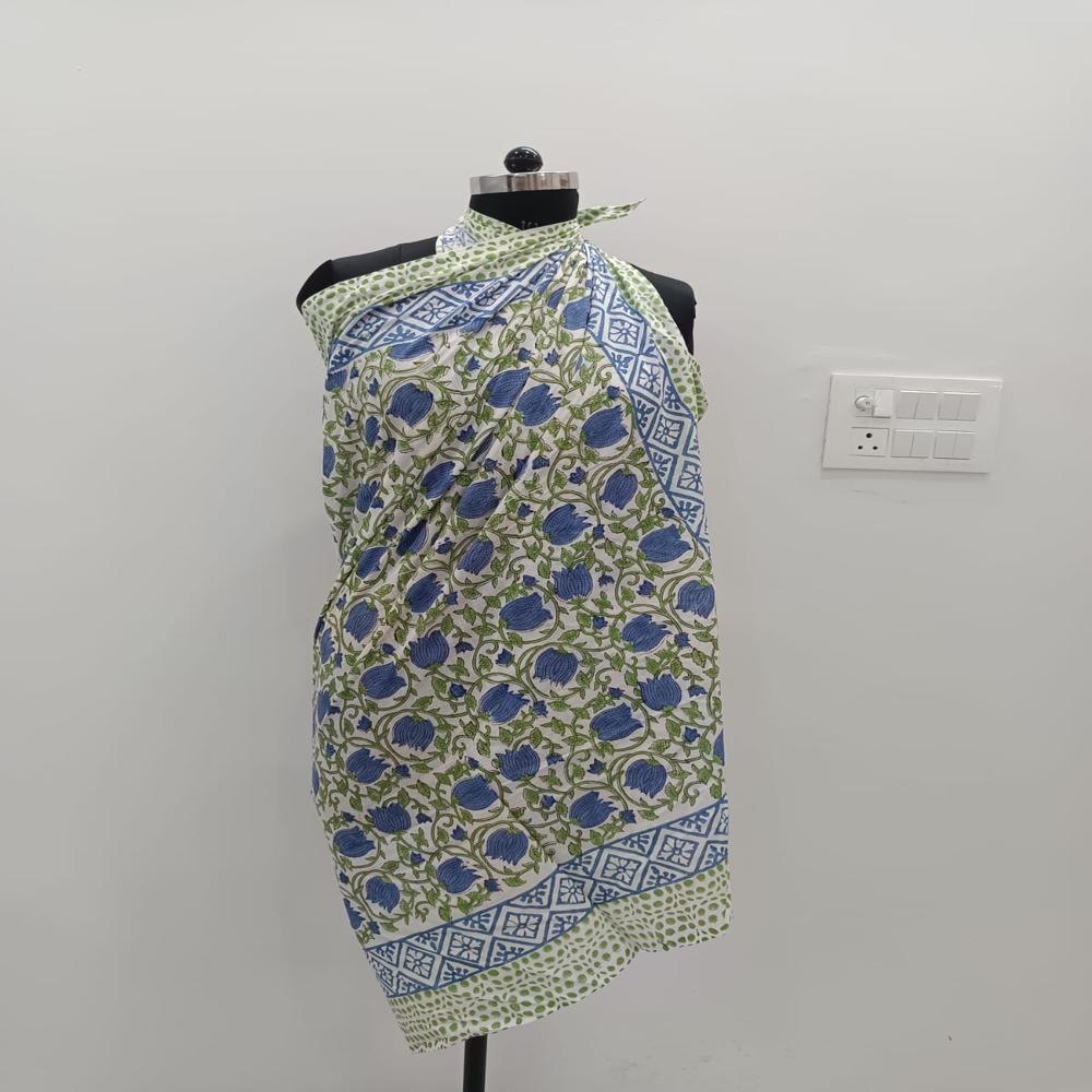 JAIPURI HAND BLOCK Cotton Printed Sarong
