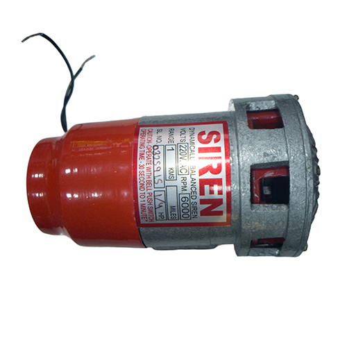 Electric Fire Siren - Frequency: 50 Hertz (Hz)