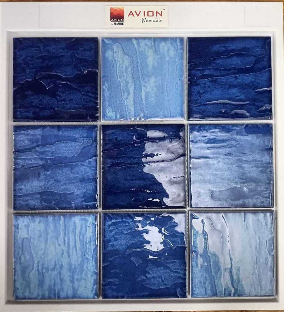 Avion Phuket Blue & Green Porcelain Mosaics - Size: 97X97Mm