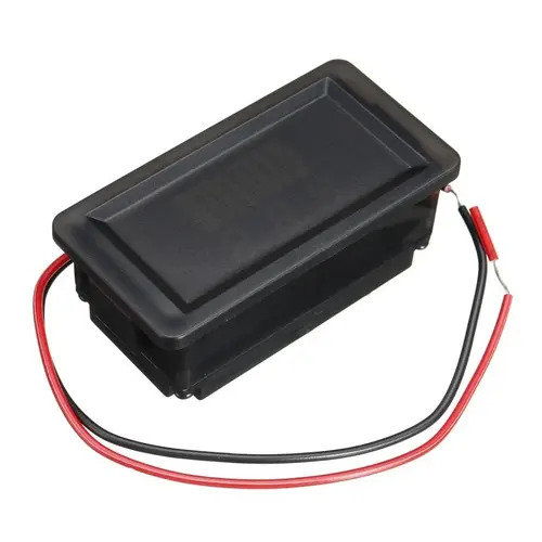 Panel Mount LCD Display Voltmeter 12V DC for Battery Test