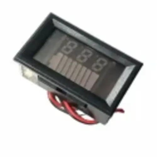 Panel Mount LCD Display Voltmeter 12V DC for Battery Test