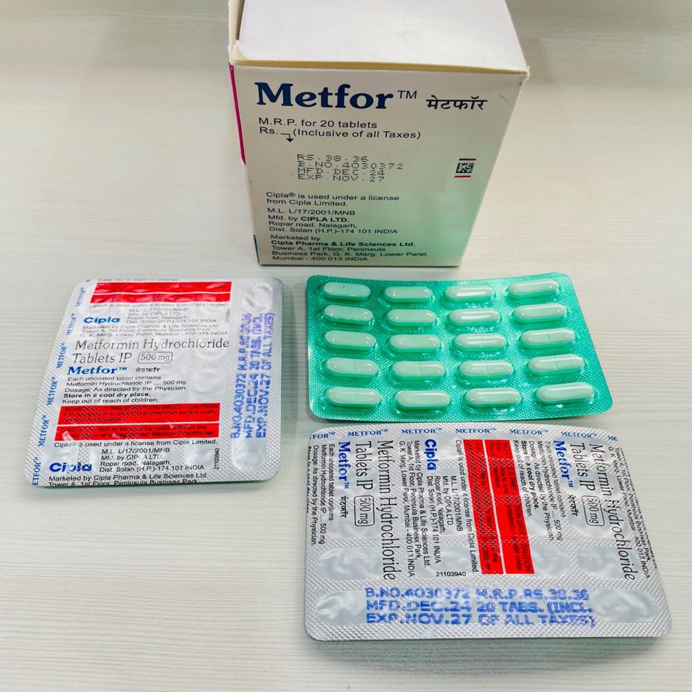 Glycomet 250 Tablet - Ingredients: Metformin Hydrochloride (250 Mg)