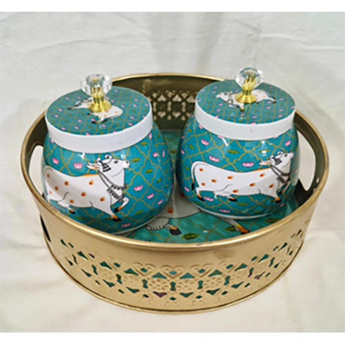 HMC 06 IRON TRAY WITH JAR