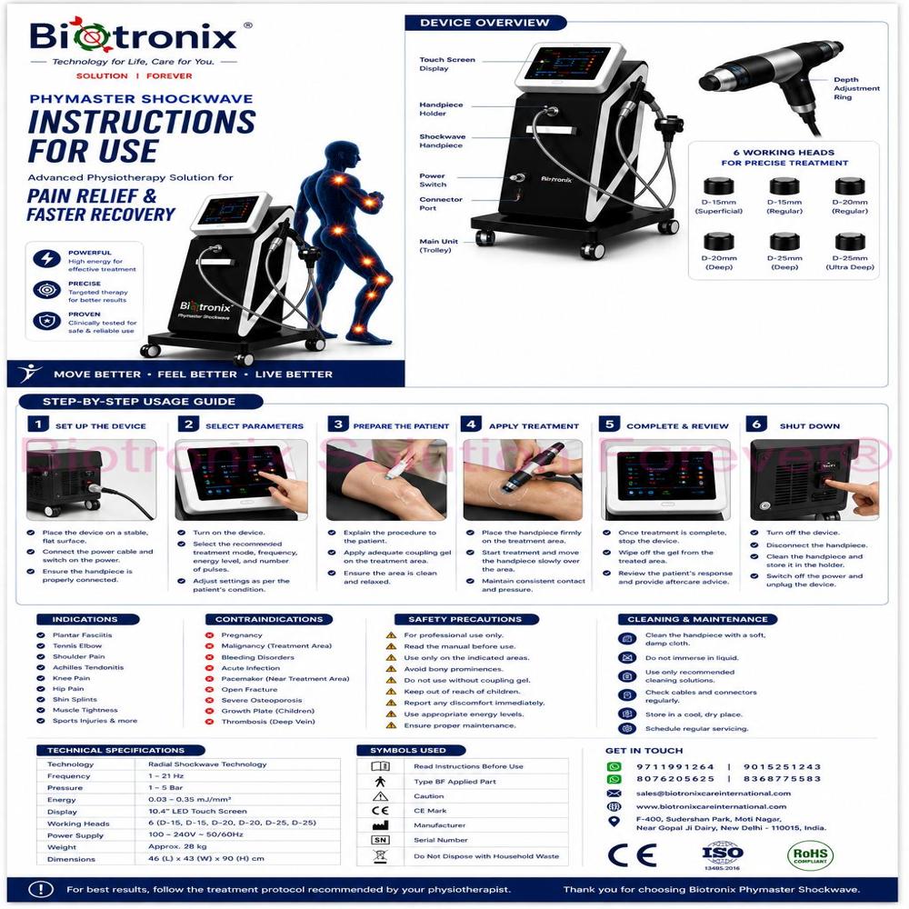 AIRSHOCK PRO High-Frequency Shockwave Therapy System