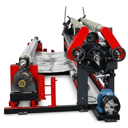 Fully Automatic Drum Type Metalized Film Slitting Machine - Capacity: Approximately 1500 Kg Kg/day