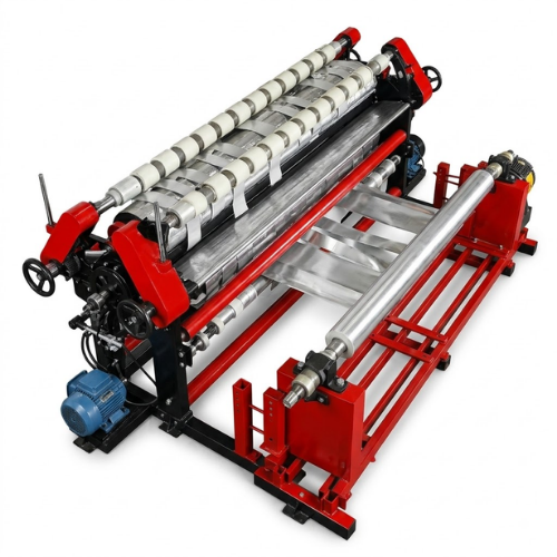 Fully Automatic Drum Type Metalized Film Slitting Machine - Capacity: Approximately 1500 Kg Kg/day