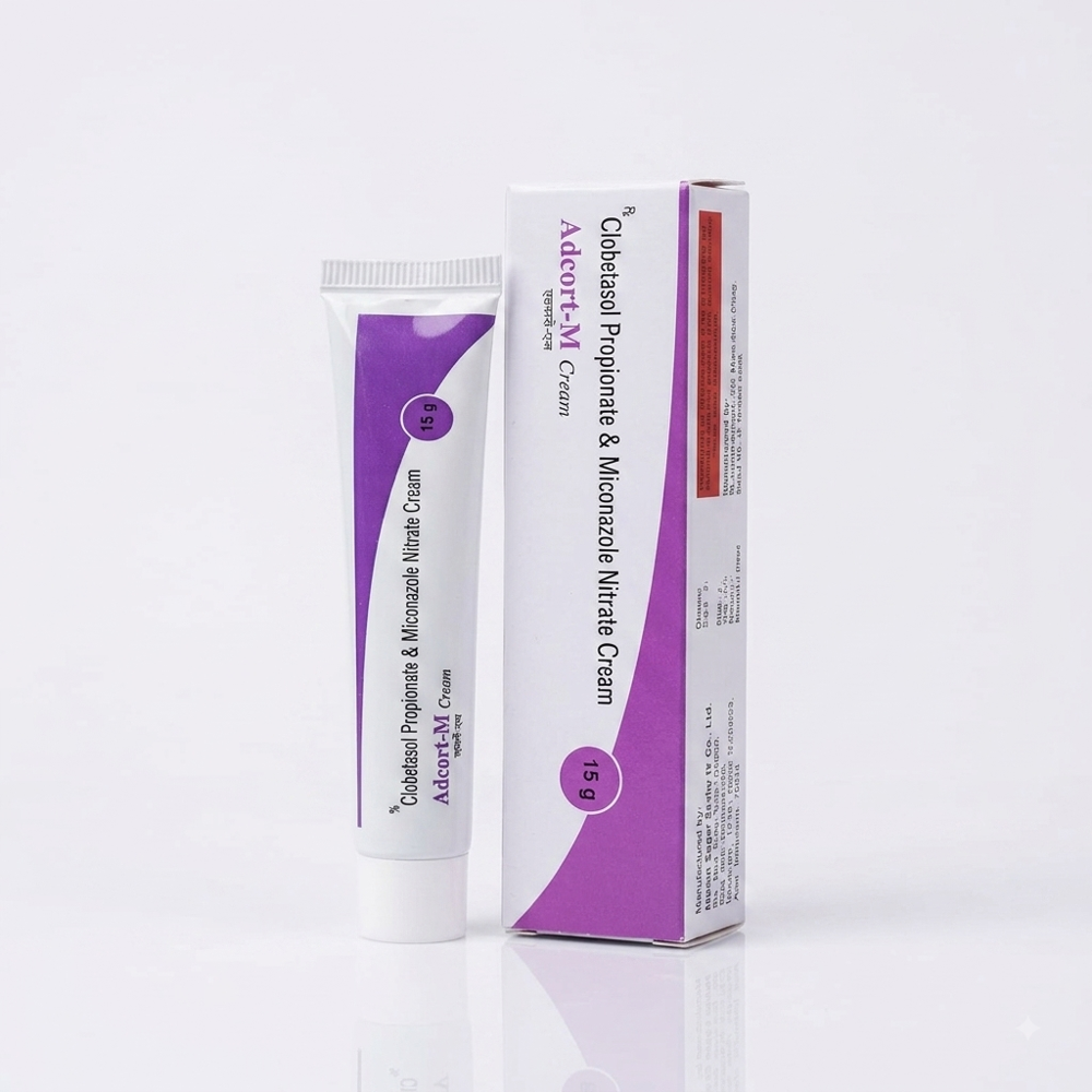 ADCORT-M Clobetasol Propionate & Miconazole Nitrate Cream 