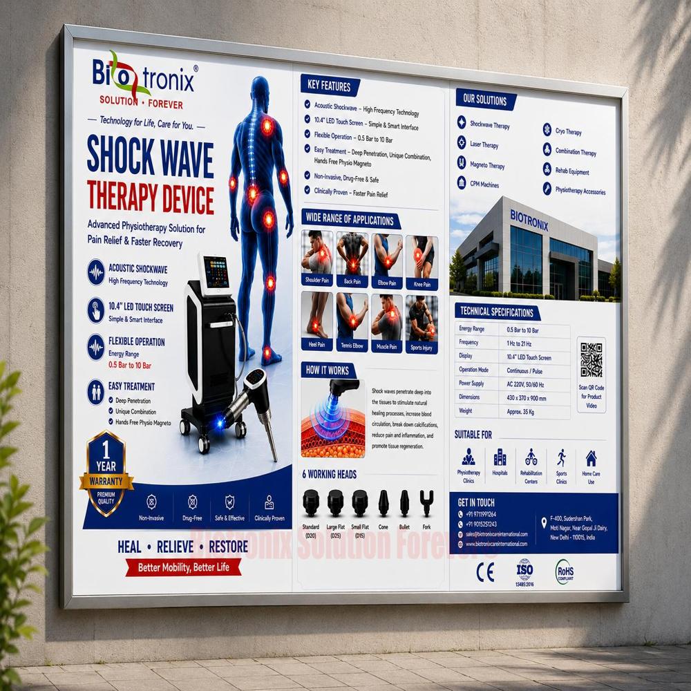 AIRSHOCK PRO Advanced Physiotherapy Shockwave Device