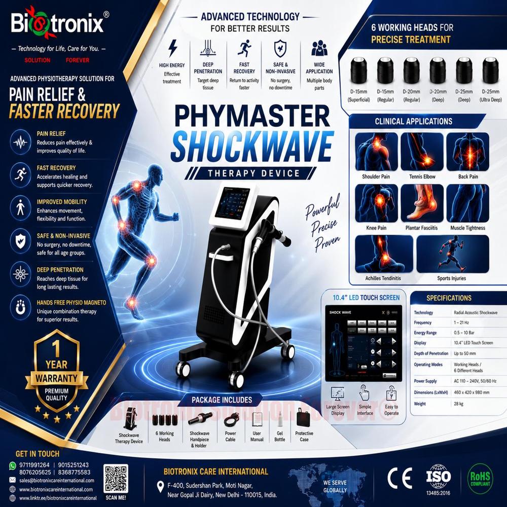 AIRSHOCK PRO Advanced Physiotherapy Shockwave Device
