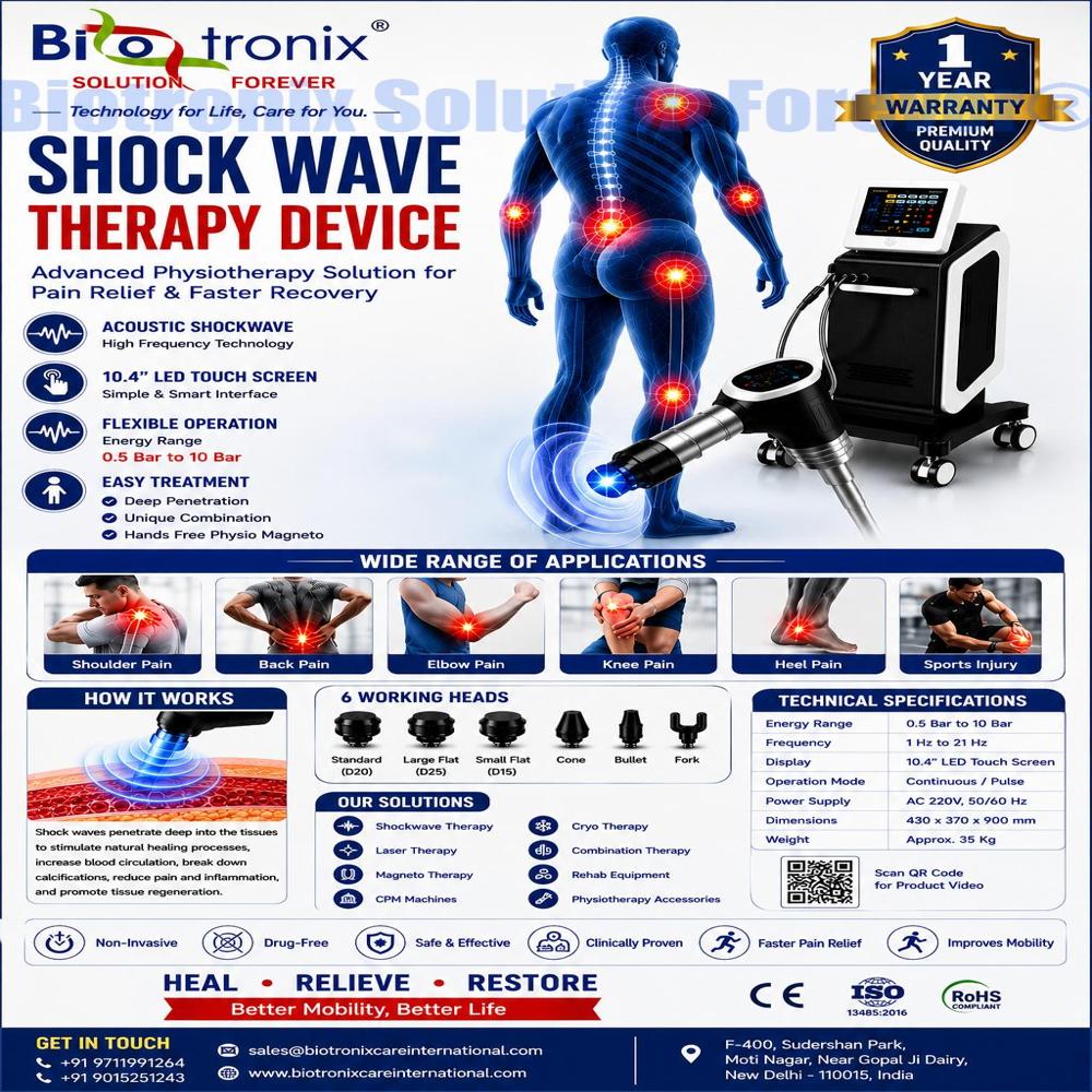 AIRSHOCK PRO High-Performance Shockwave Therapy Machine