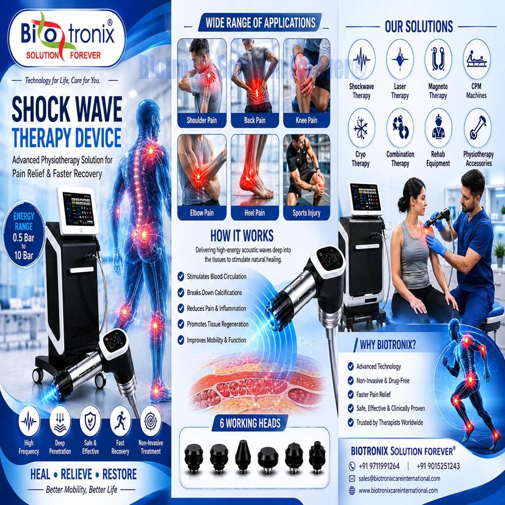 AIRSHOCK PRO High-Performance Shockwave Therapy Machine