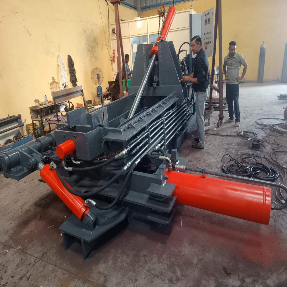 Horizontal Scrap Baling Press Machine