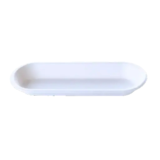 Oval White Tray