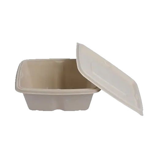 750ml White Rectangle Container