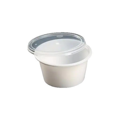 100ml White Paper Container