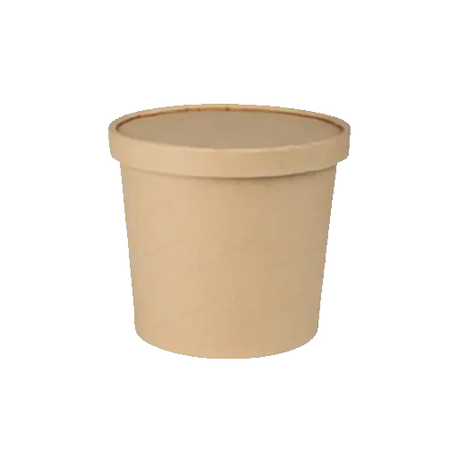 750ml Brown Paper Container