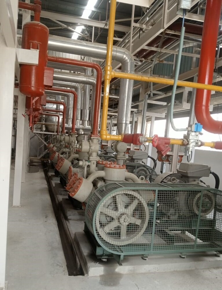 Reciprocating Compressor With Khushifoot Frame