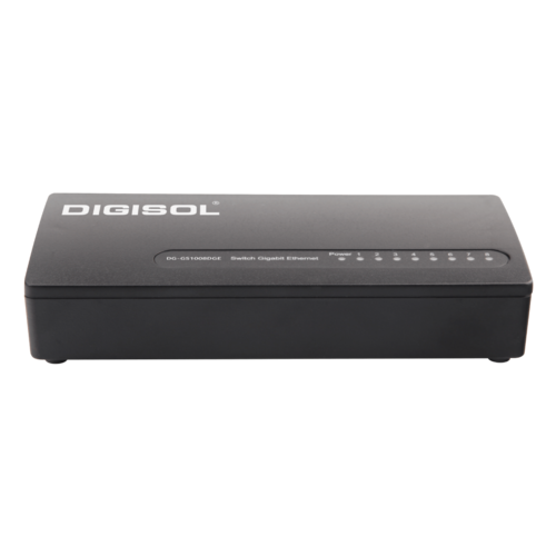 DIGISOL 8 Port 10/100/1000Mbps Gigabit Ethernet Desktop Unmanaged Switch