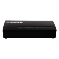 Digisol 8 Port 10/100/1000mbps Gigabit Ethernet Desktop Unmanaged Switch
