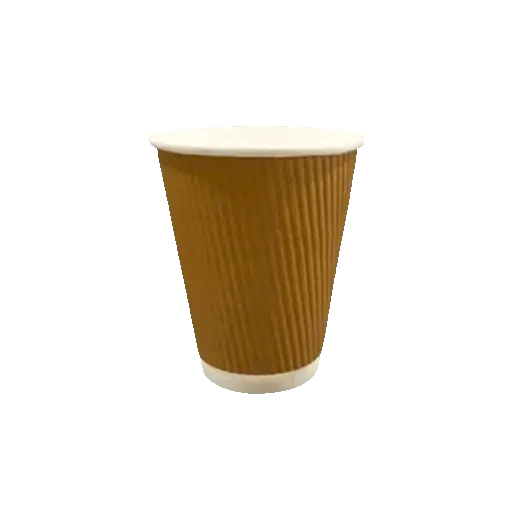 250ml Brown Ripple Cup