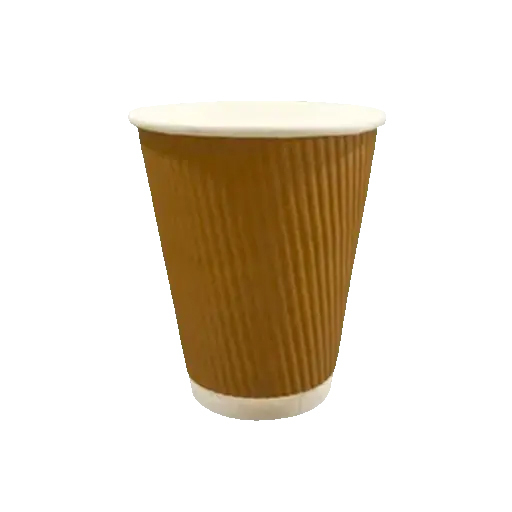 450ml Brown Ripple Cup