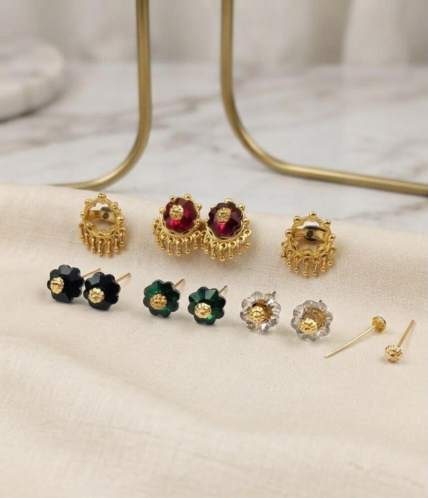 Micro Gold Plated 4 Interchangeable Toppers