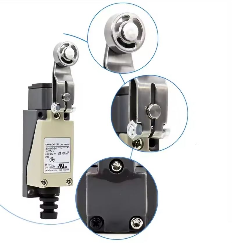 OMRON D4V-8104Z Roller Lever Limit Switch