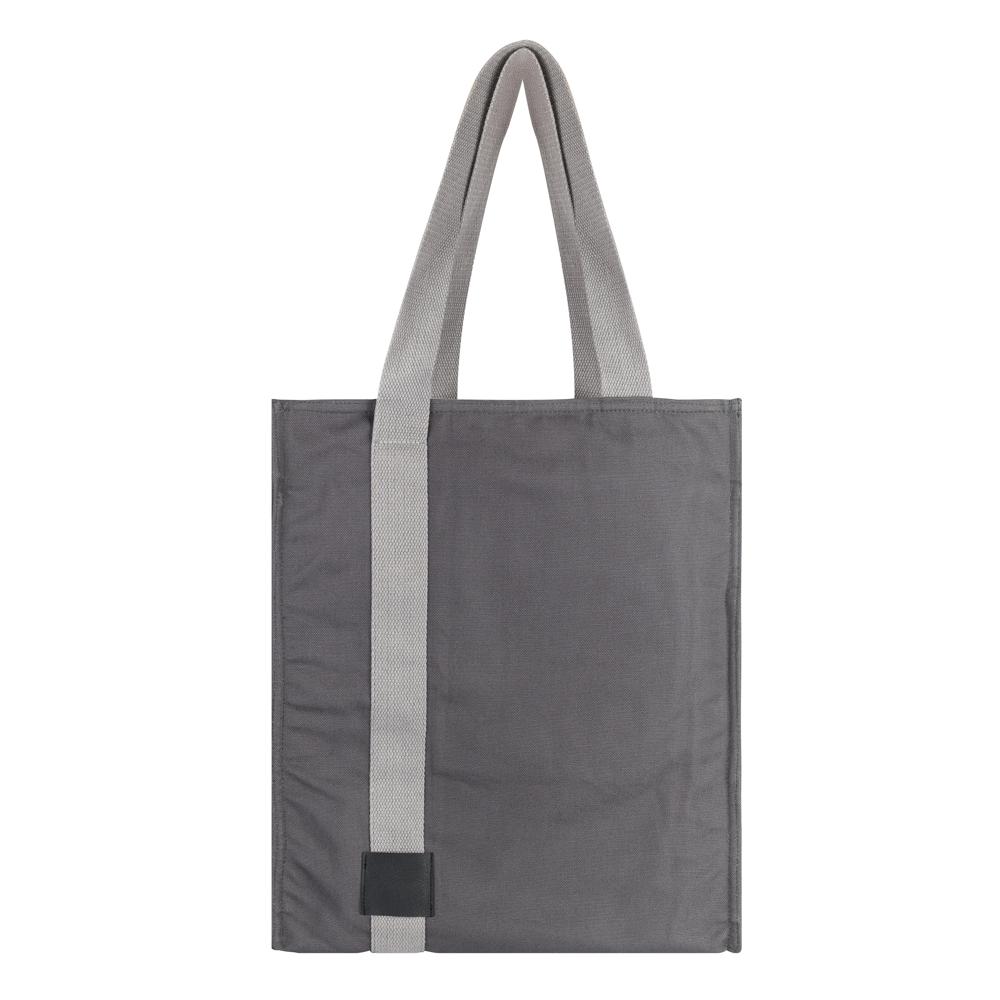 Grey Canvas Utility Tote Bag