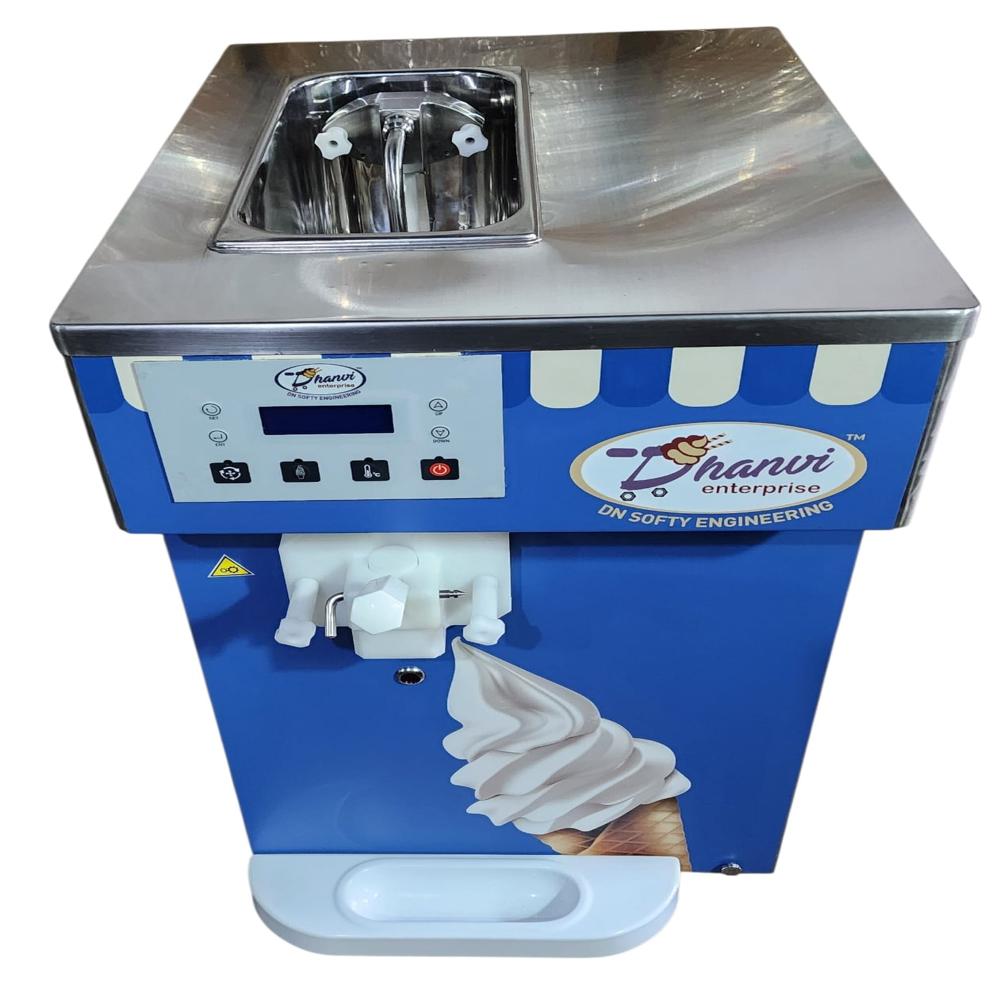 8 Ltr Single Knob Counter Top Softy Making Machine