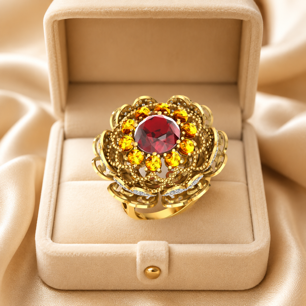 925 Silver CZ Ring AL1ZE-C1-CR03