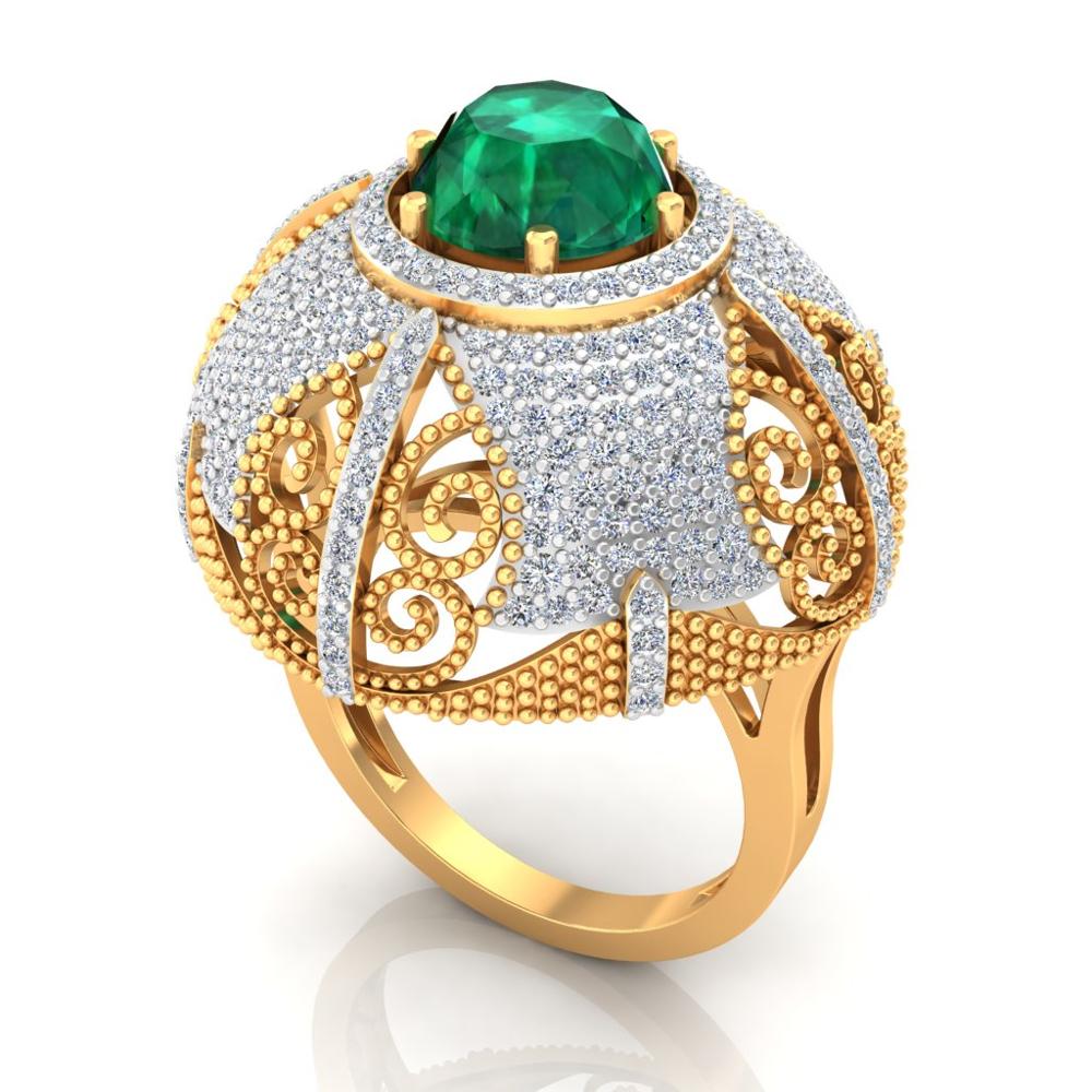 925 Silver CZ Ring AL1ZE-C1-CR06
