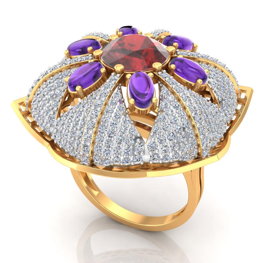 925 Silver CZ Ring AL1ZE-C1-CR013