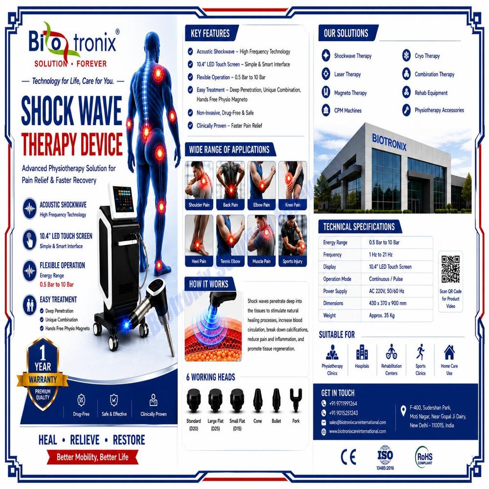 AIRSHOCK PRO Focused Energy Shockwave Therapy Machine