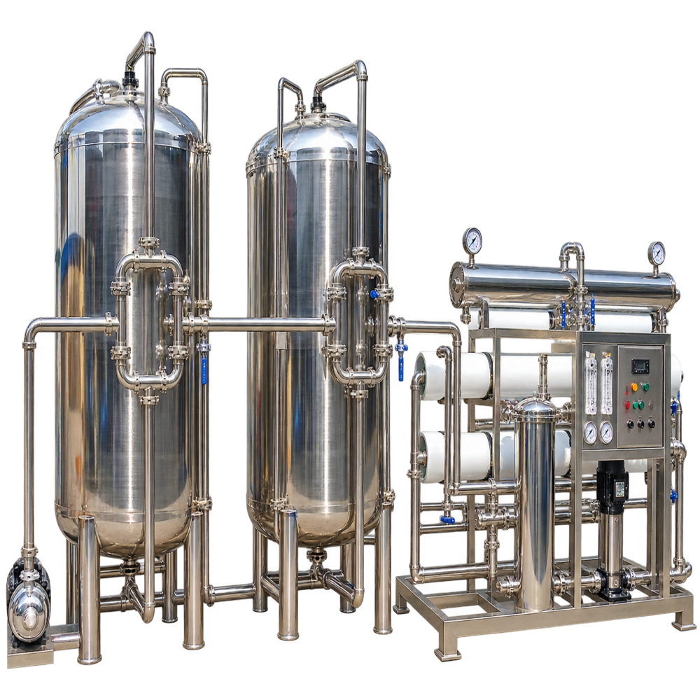 4000Lph Industrial Water Purification Plant - Automatic Grade: Semi Automatic