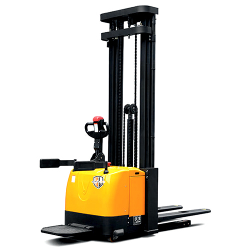 Fully Electric Stacker - Color: Yellow/black