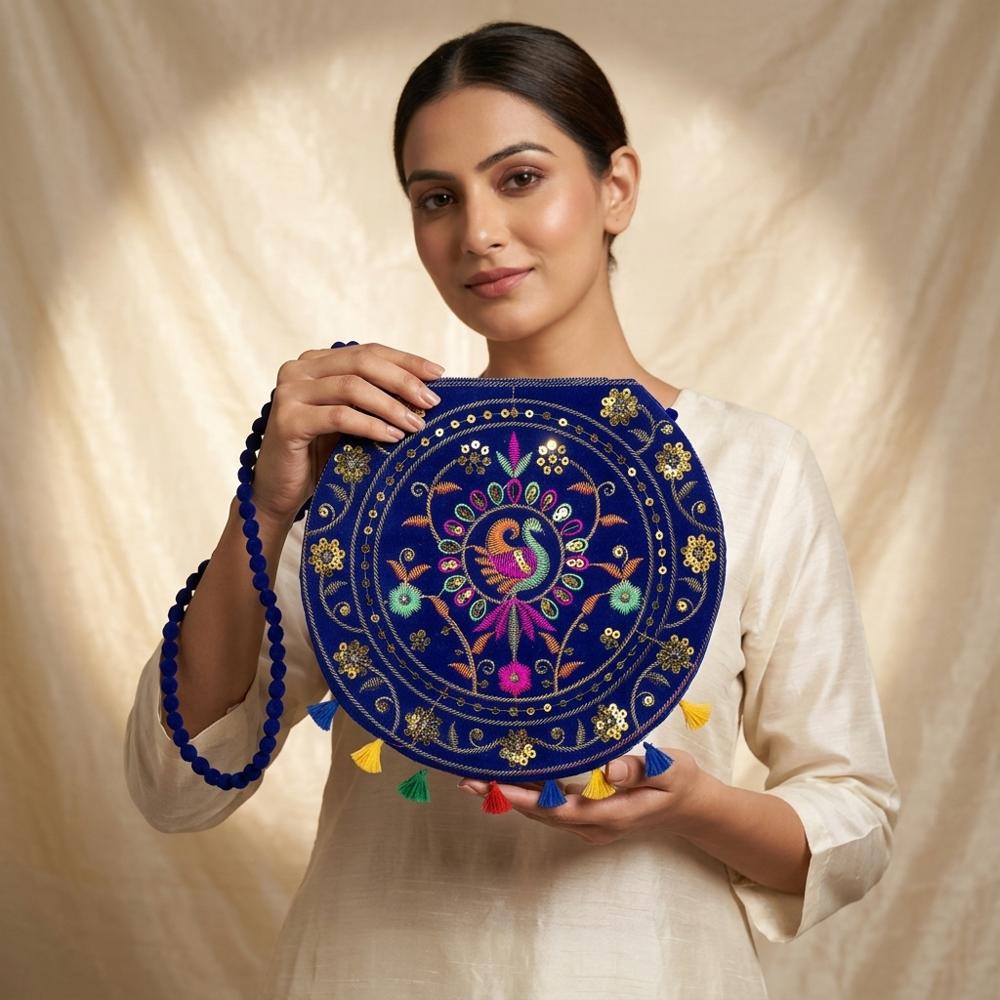 Handcrafted Ethnic Crossbody Bag for Women