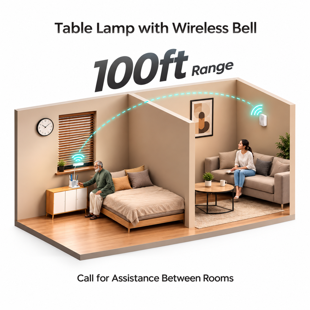 Desky Lite with door bell
