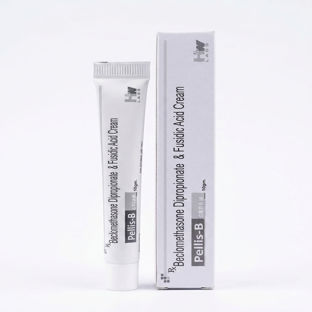 PELLIS-B Beclomethasone Dipropionate & Fusidic Acid Cream 