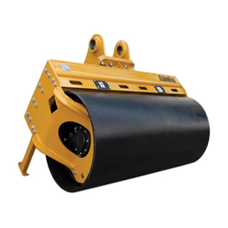 Slope Vibratory Compactor - Color: Yellow